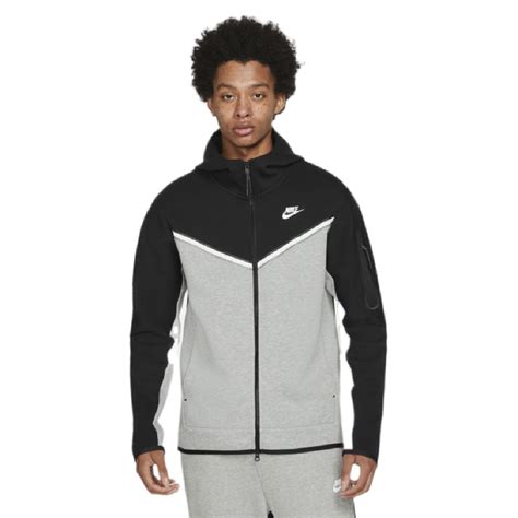 nike grijs heren vest|Nike Tech pak, broek zwart & grijs .